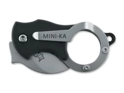Fox Knives Mini-Ka Black Sandblasted Sleutelhanger Zakmes