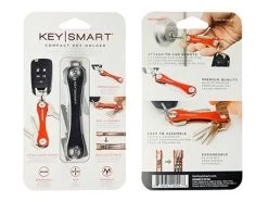 KeySmart Compact Sleutelhouder Zwart Clam