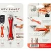 KeySmart Compact Sleutelhouder Rood Clam -Gereedschap Voor Buiten KS 5582 CLAM