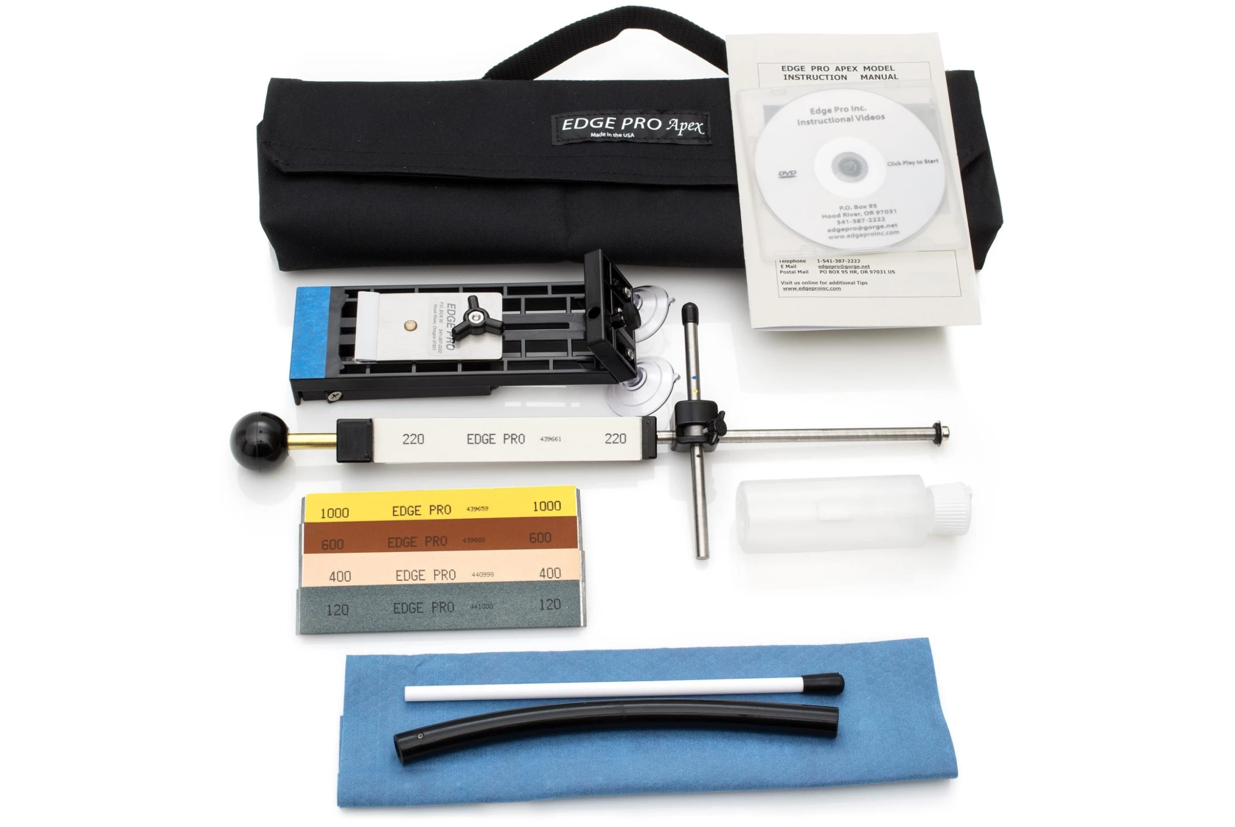Edge Pro APEX 3 Kit Sharpening System - Slijpsysteem 3 Edge Pro APEX 3 Kit Sharpening System - Slijpsysteem