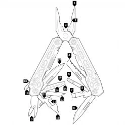Gerber Truss Multitool Zwart In Giftbox -Gereedschap Voor Buiten gerber truss multitool tools functies 1