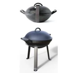 Barebones Cast Iron Alles-In-Een-Wok 8-delig -Gereedschap Voor Buiten gietijzeren set 8 delig