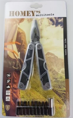 Homey's Utility Multitool Met 14 Functies En 9-delige BIT Set