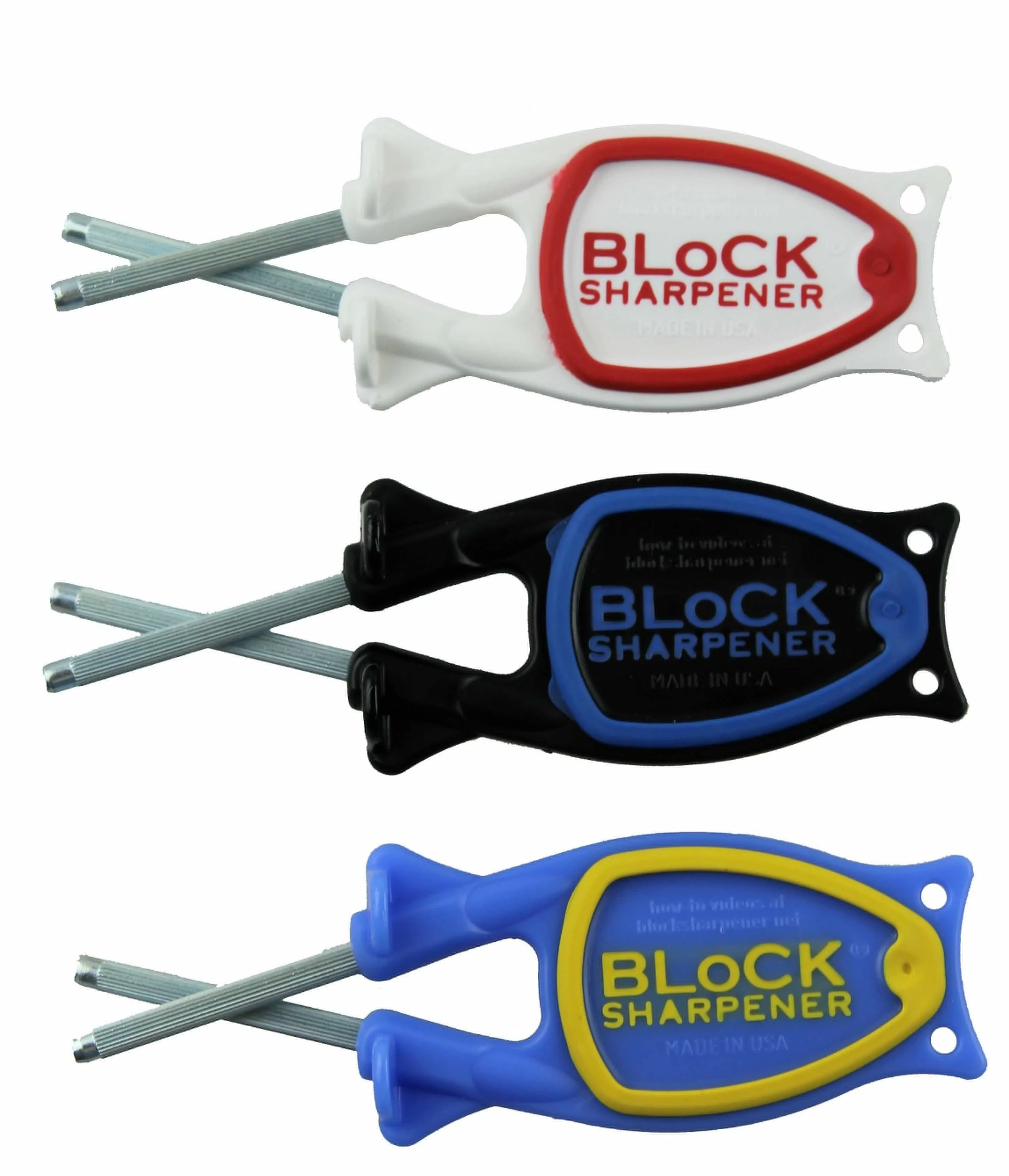 The Block Sharpener 2.0 Wit - Rood - Messenslijper 3 The Block Sharpener 2.0 Wit - Rood - Messenslijper