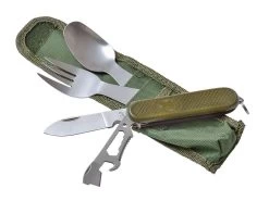 JKR Kampeer Bestek Met Groene Nylon Sheath