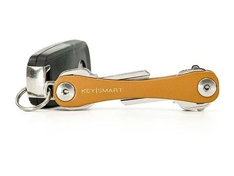 KeySmart Compact Sleutelhouder Leer Bruin 3 KeySmart Compact Sleutelhouder Leer Bruin
