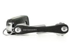 KeySmart Compact Sleutelhouder Leer Zwart