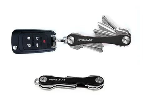 KeySmart Compact Sleutelhouder Zwart Clam 4 KeySmart Compact Sleutelhouder Zwart Clam - Afbeelding 2