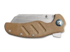 Kizer Sheepdog C01C XL Micarta Brown EDC Zakmes -Gereedschap Voor Buiten kizer sheepdog c01c xl micarta brown 01ki242 3