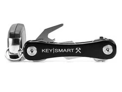 KeySmart Keyholder Black Rugged Clam In Blisterverpakking