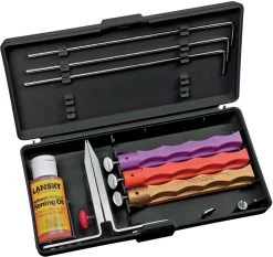 Lansky 3-Stone Standard Diamond System - LK3DM - Messenslijpsysteem -Gereedschap Voor Buiten lansky 3 stone diamond system
