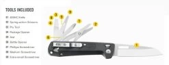 Leatherman FREE K4 Grijs PE Zakmes / Multitool 7 Leatherman FREE K4 Grijs PE Zakmes / Multitool -Gereedschap Voor Buiten leatherman free k4 multitool 03 1 1