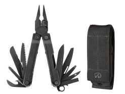 Leatherman Rebar Zwart Met Molle Nylon Sheath