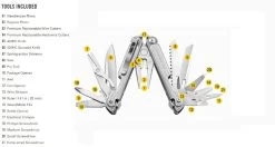 Leatherman FREE P4 Zilver Multitool 9 Leatherman FREE P4 Zilver Multitool -Gereedschap Voor Buiten leatherman free p4 rvs gereedschappen 2