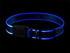 Nite Ize NiteDog LED Halsband Maat L Blauw Oplaadbaar -Gereedschap Voor Buiten nite ize nitedog halsband l oplaadbaar blauw 02