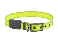 Nite Ize NiteDog LED Halsband Maat M Limegroen Oplaadbaar