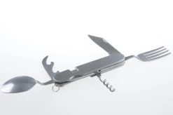 Opvouwbaar Rvs Kampeerbestek 6-delig -Gereedschap Voor Buiten opvouwbaar kampeer bestek rvs5