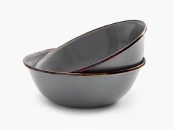 Barebones Emaille Kom/Schaal 2 Stuks -Gereedschap Voor Buiten schaaltje barebones