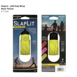 Nite Ize SlapLit Armband Oplaadbaar Neon Geel -Gereedschap Voor Buiten slap it nite itze geel