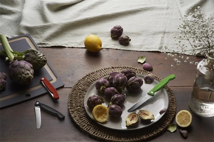 Victorinox Inklapbaar Tomaten/Tafelmes Zwart 5 Victorinox Inklapbaar Tomaten/Tafelmes Zwart - Afbeelding 3